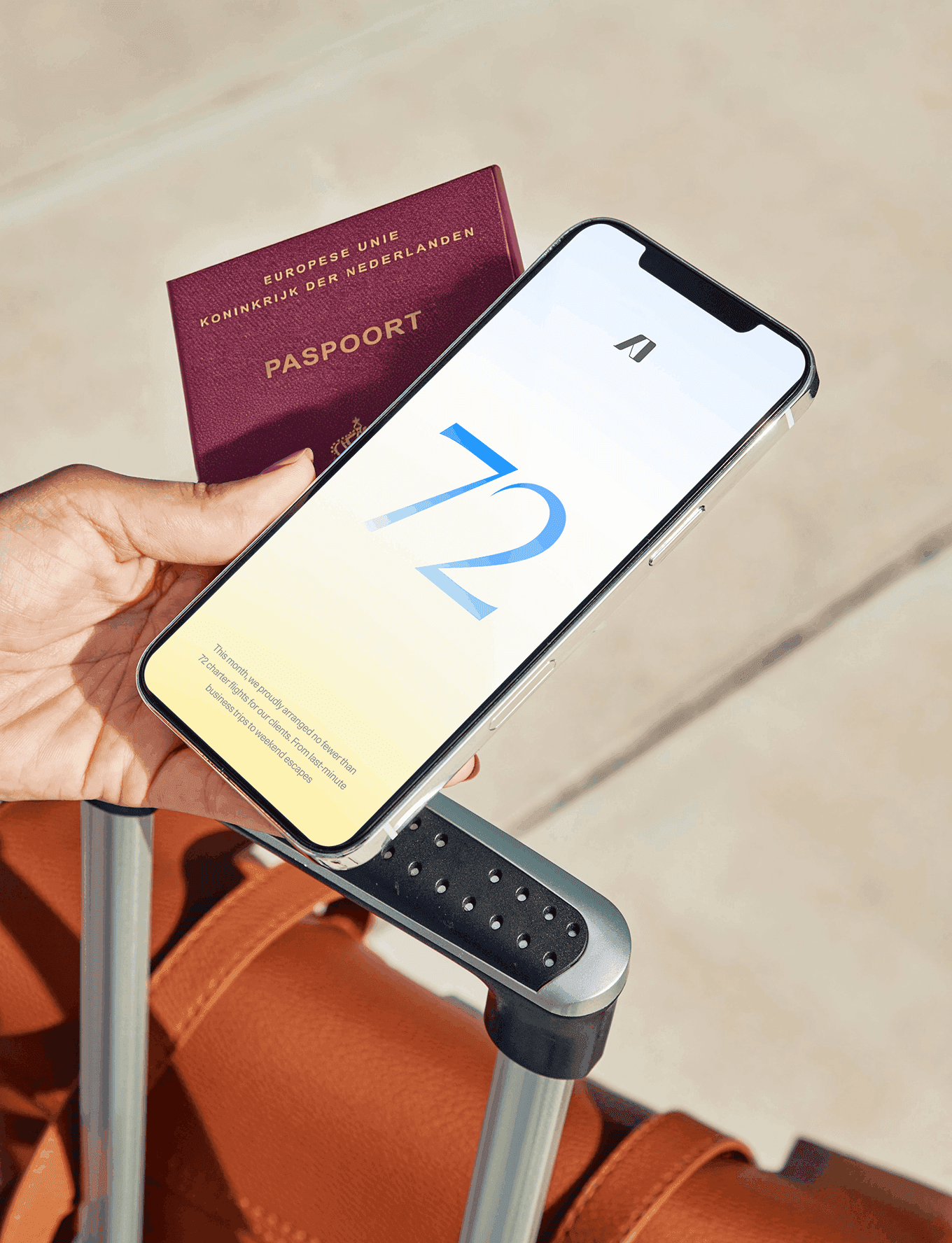 Aerodynamics: boarding pass en website op een smartphone